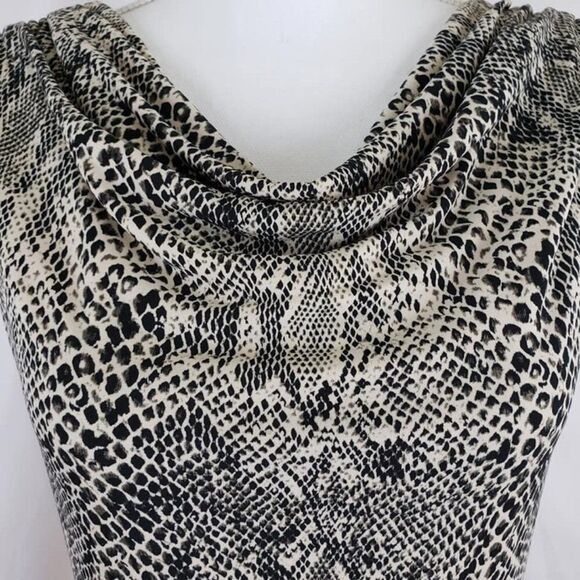 Michael Michael Kors Snakeskin Cowl-Neck Sleeveless Top – Small - Picture 10 of 14